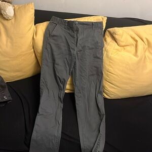 Dark gray pants